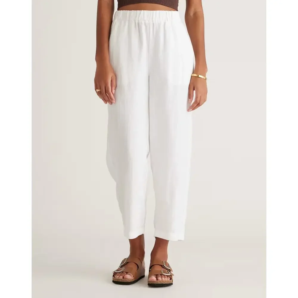 Quince Women’s 100% European Linen Pants Size L